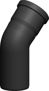 Kolano PP 45°,  Ø 60 