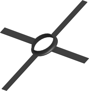 Obejma centrująca, montażowa PP Ø 60 