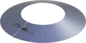 Kołnierz, rozeta ϕ 230 mm