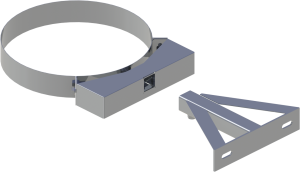 Wspornik ϕ 250 odległość od ściany powyżej 360 mm  do montażu z ramieniem wspornika 500 lub 1000 mm 