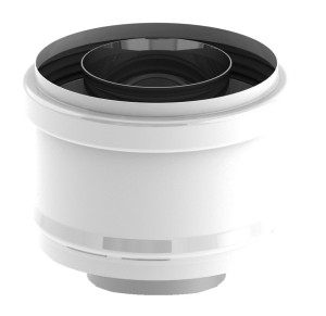 Złączka kotła Ariston One PP  Ø 60*100 biała