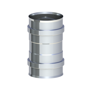 TEC-PELLET Złączka króćca kotła dwumufowa Ø80mm