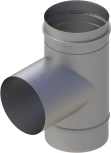 Trójnik 87 st. Ø 200, 0,8 mm