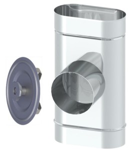 Wyczystka okrągła OWAL 140x250mm, 1,0mm