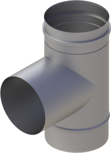 Trójnik 87 st. Ø 120, 1,0 mm