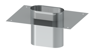 Płyta z wpustem OWAL 100x193mm  