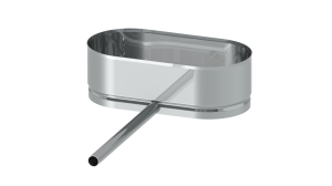 Miska na kondensat z rurką odpływową OWAL 130x220mm 