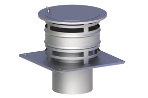 Nasada ϕ 130 z płytą, osłoną przeciw wietrzną i rewizją