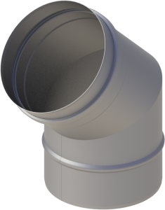 Kolano sztywne 45 st. ϕ 150 0,6mm