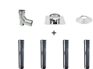 Wkład do kotła kondensacyjnego fi 60/4 rury