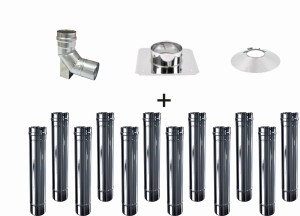 Wkład do kotła kondensacyjnego fi 60/12 rur