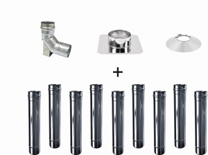 Wkład do kotła kondensacyjnego fi 80/9 rur