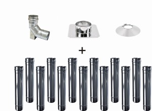 Wkład do kotła kondensacyjnego fi 80/13 rur