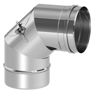 Kolano rewizyjne 87 stopni z uszczelką fi 80