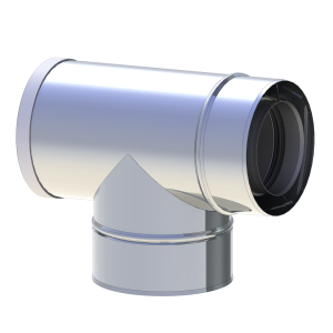 Trójnik podłączeniowy 87 st.  z rewizją fi 60*100