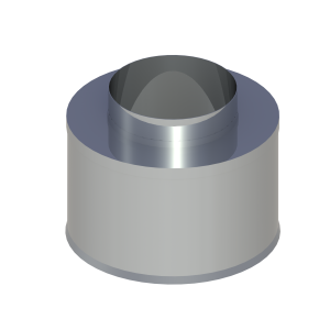 Zakończenie wylotu rury fi80*125 mm