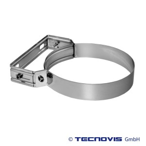 Wspornik ścienny fi 125 regulowany 50-80 mm