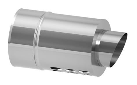 Ustnik poziomy krótki 220 mm fi 80/125
