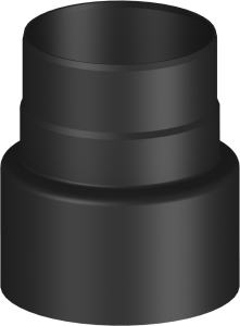 Redukcja ; kolor czarny L=200 mm